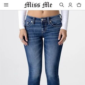 Miss Me Women's Dark Blue Skinny Jeans